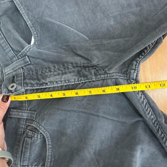 Levis 511 Jeans Mens 32x32 Dark Gray Corduroy Skinny Stretch 5-Pocket Mid Rise - Picture 10 of 10